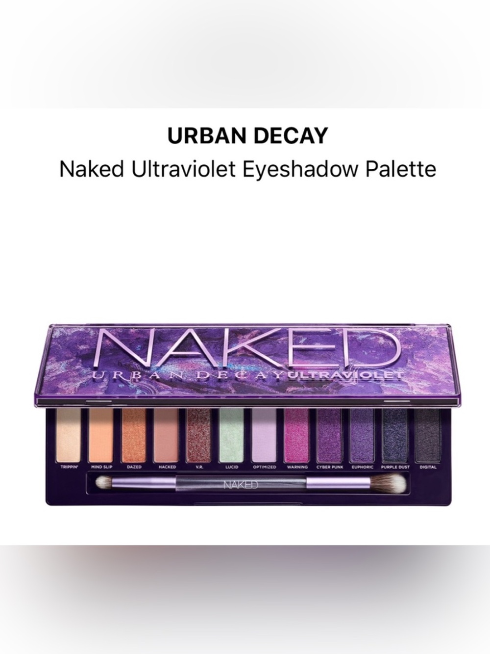 Urban Decay Naked Ultraviolet Eyeshadow Palette